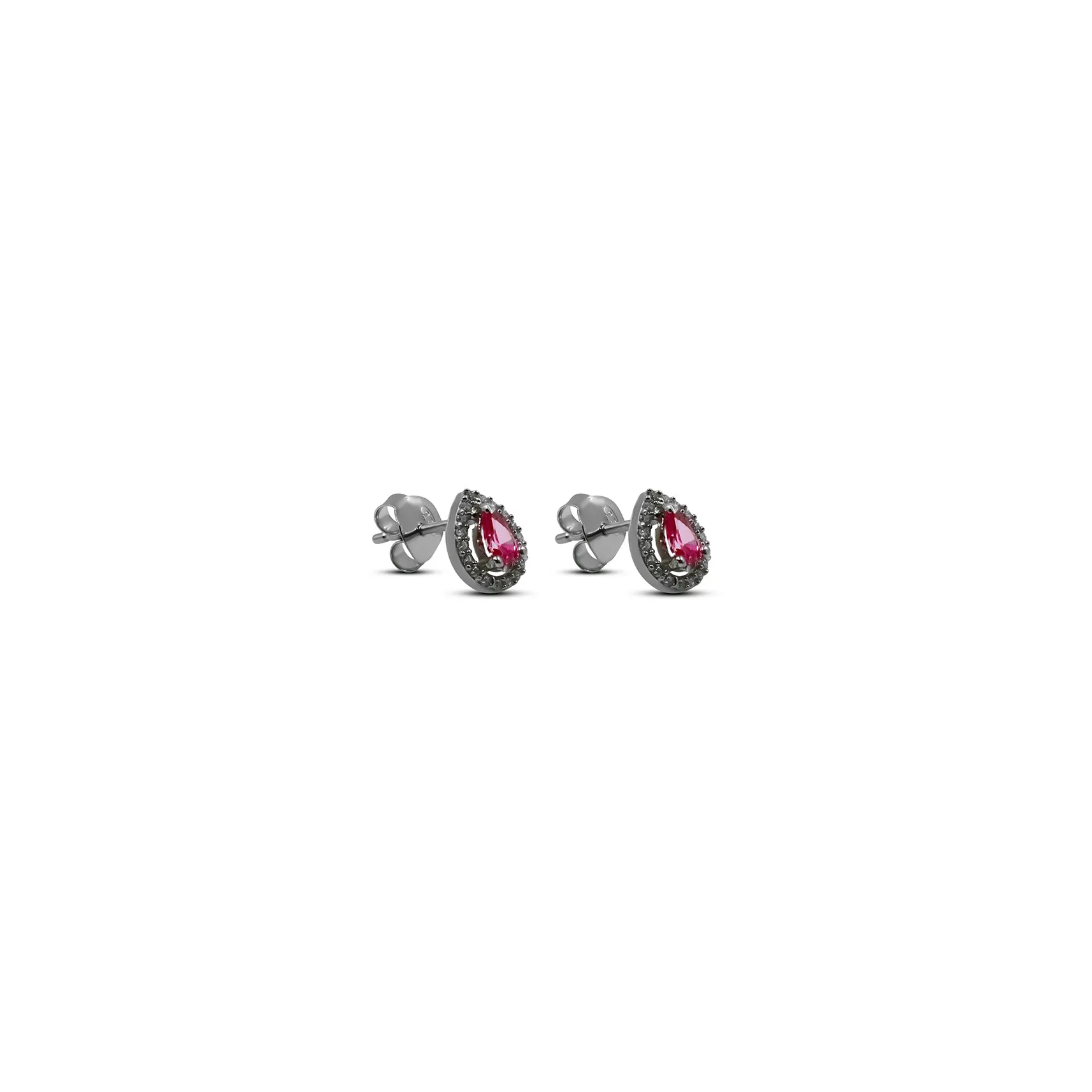 Beautiful Silver Mangalsutra Set Featuring a Vibrant Red Stone