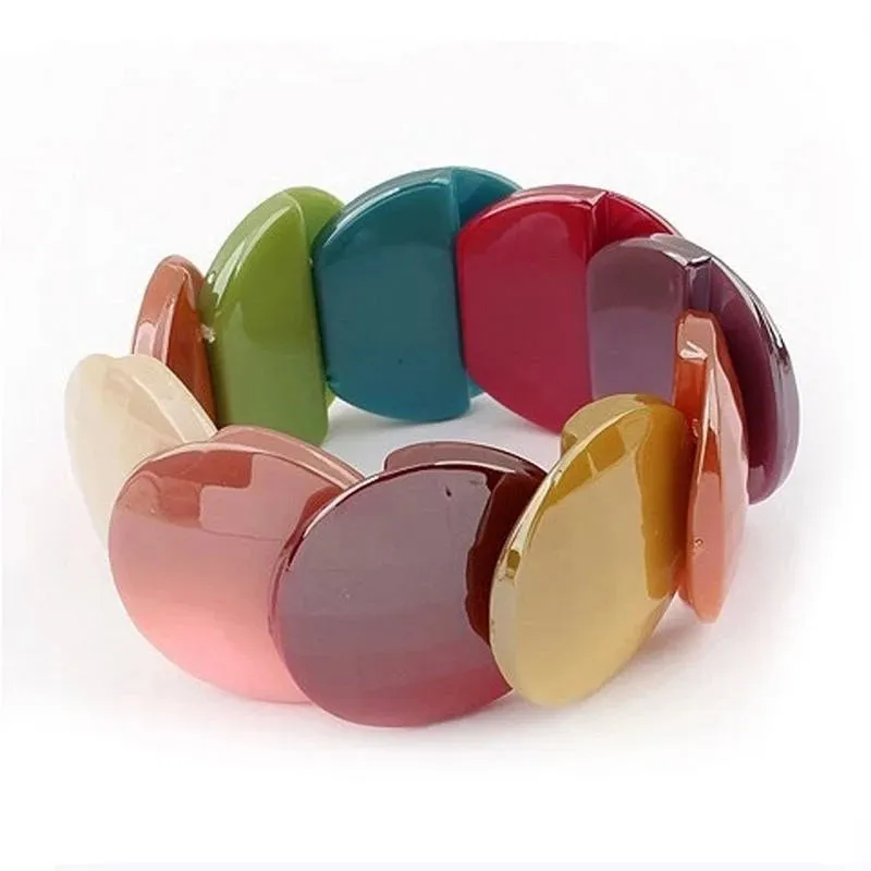 Bohemian Bubble Acrylic Bracelets