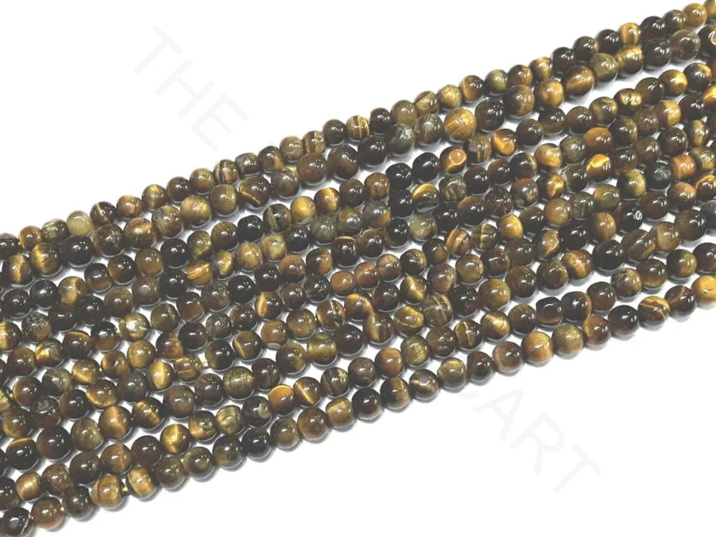 Brown Double Shade Circular Jasper Tiger Stones