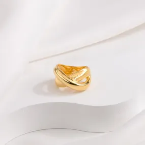 Cross 14K Gold Vermeil Ring