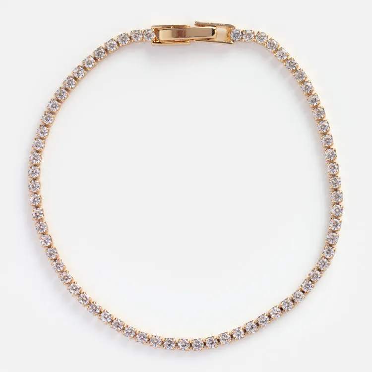Crystal Droplet and Tennis Bracelet Set
