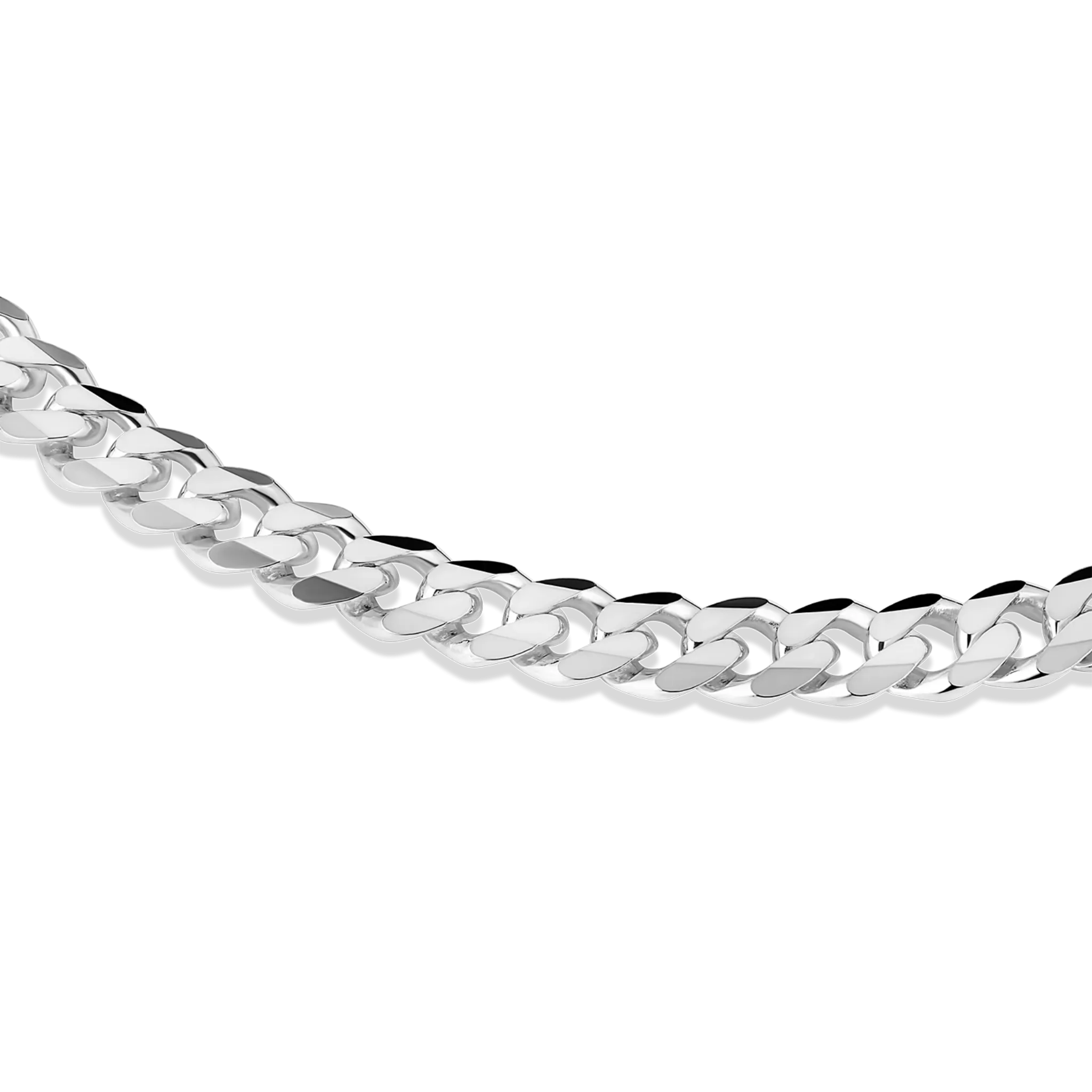 Curb Anklet, Sterling Silver (5mm)