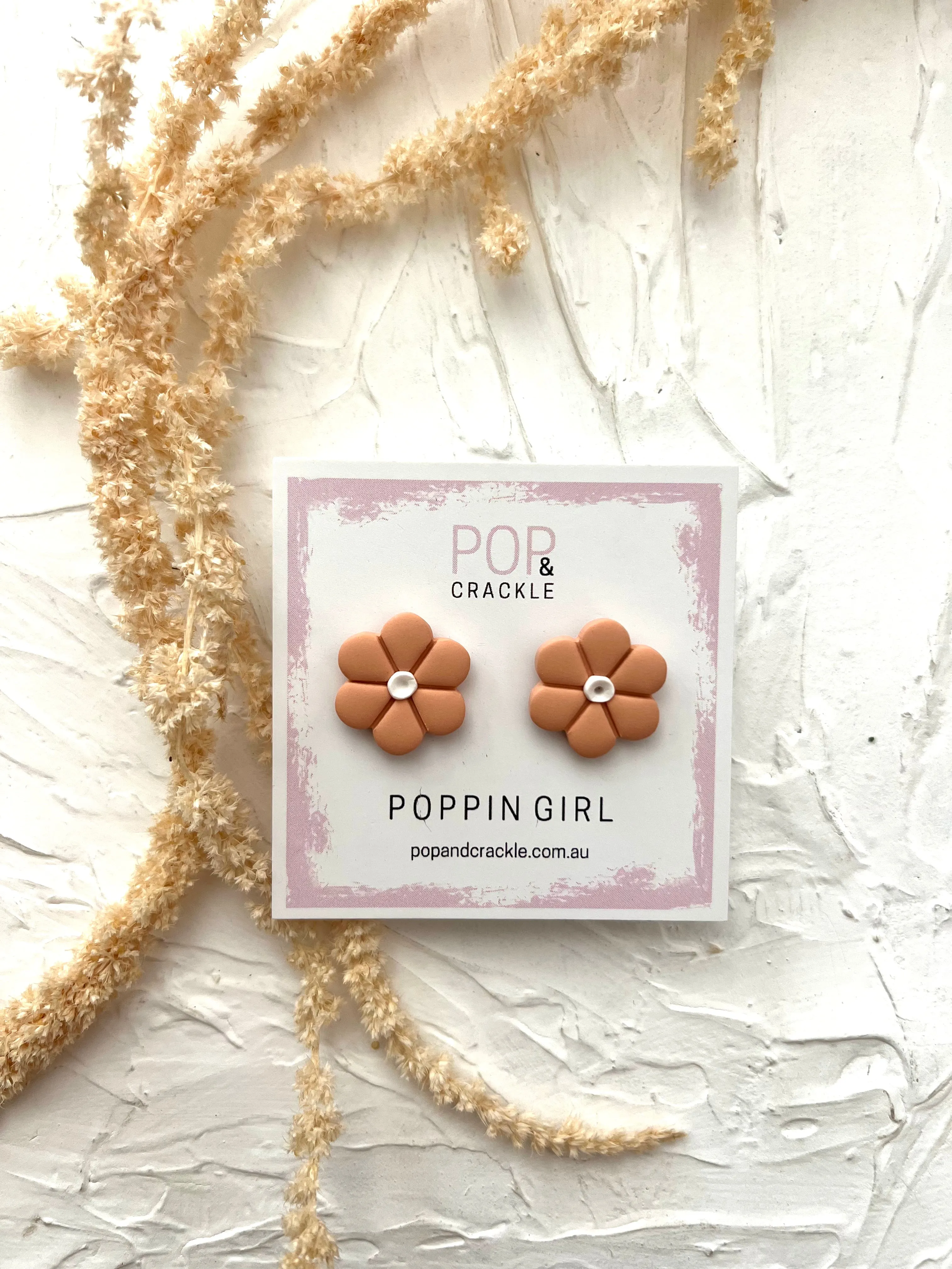 Flower Statement Studs [W]