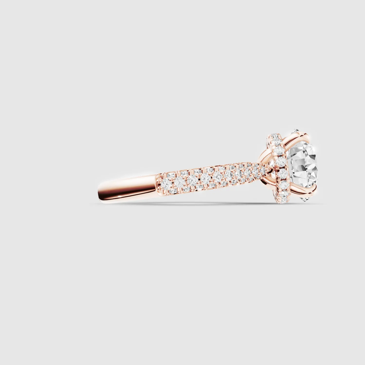 Glitterati Solitaire Ring -Round