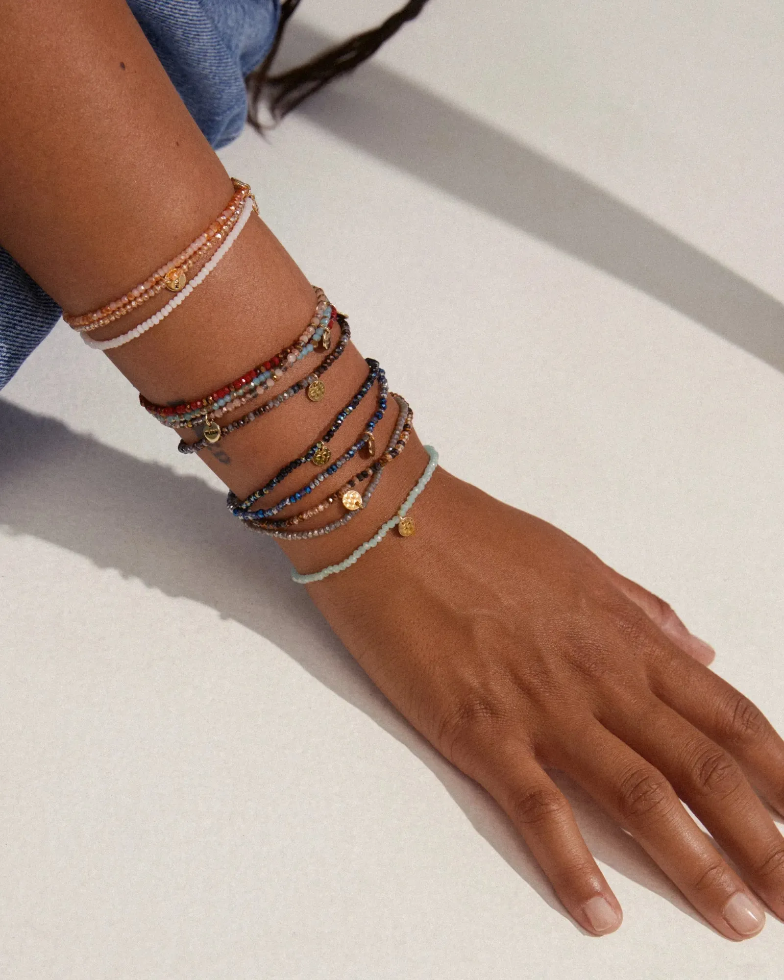 INDIE Bracelet - Blue/Gold Plated