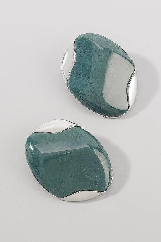 Indigo Statement Earrings