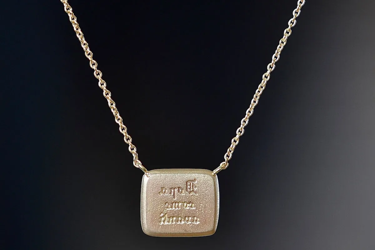 Lion and the Mouse Motto Necklace