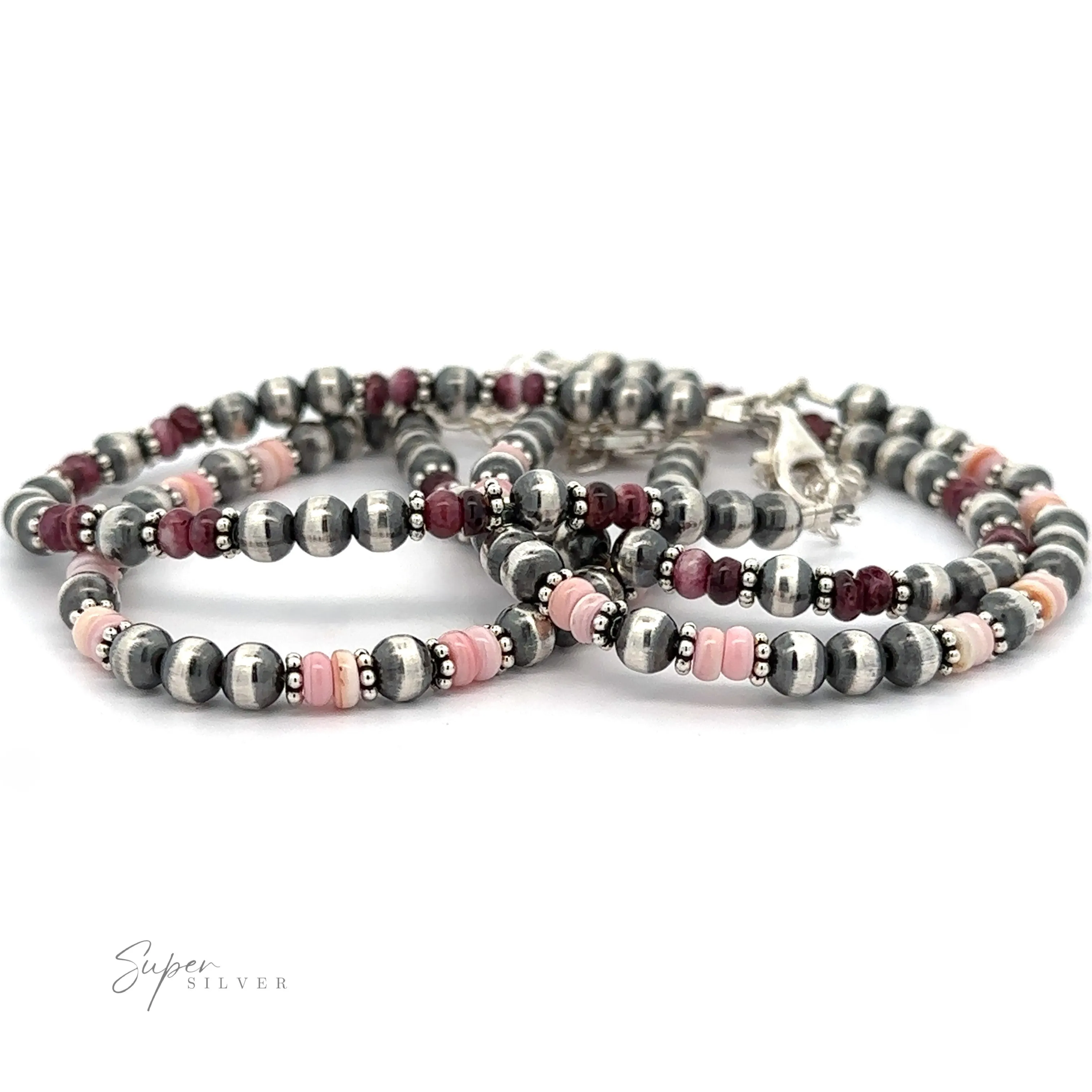 Native American Shell and Navajo Pearl Bracelet
