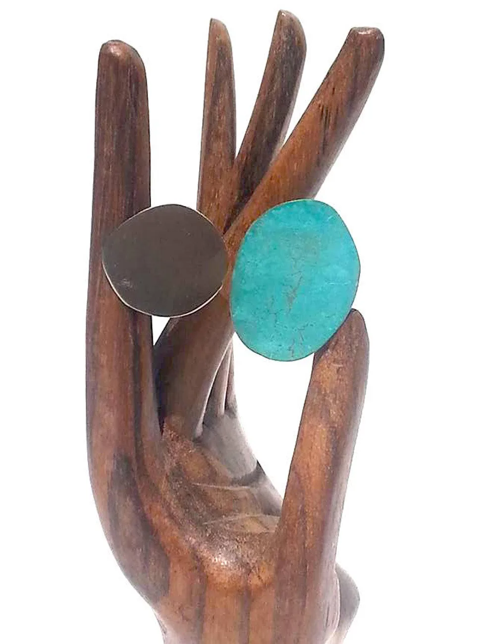 Pebbles Ring Alpaca Patina