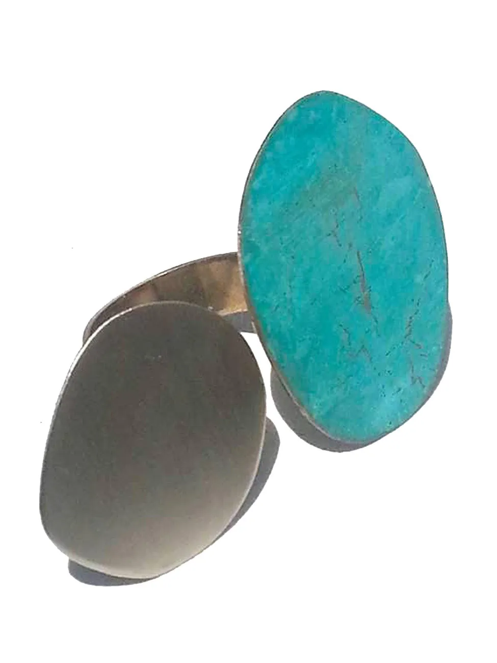 Pebbles Ring Alpaca Patina