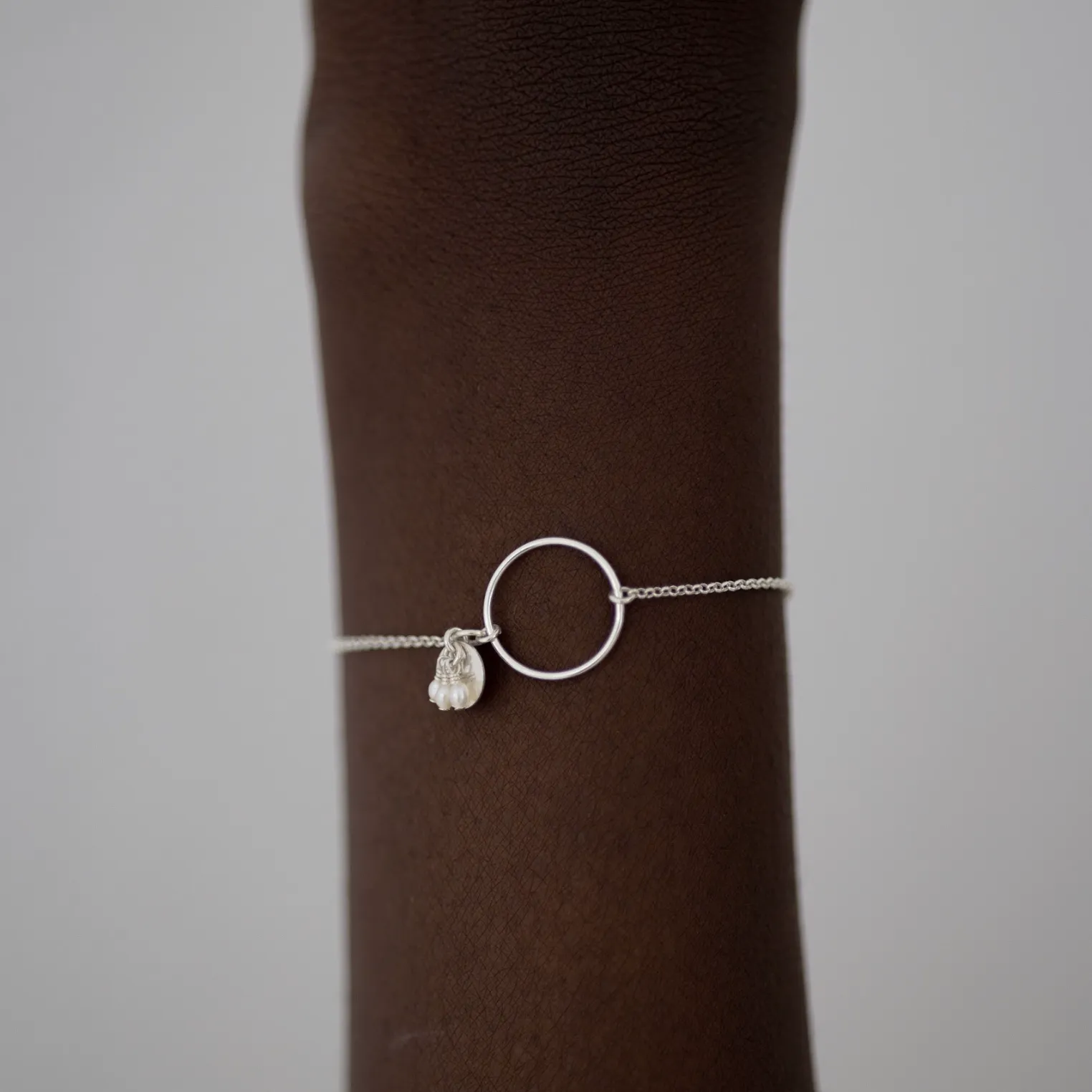 Pipa Freshwater Pearl Bracelet - Sterling Silver