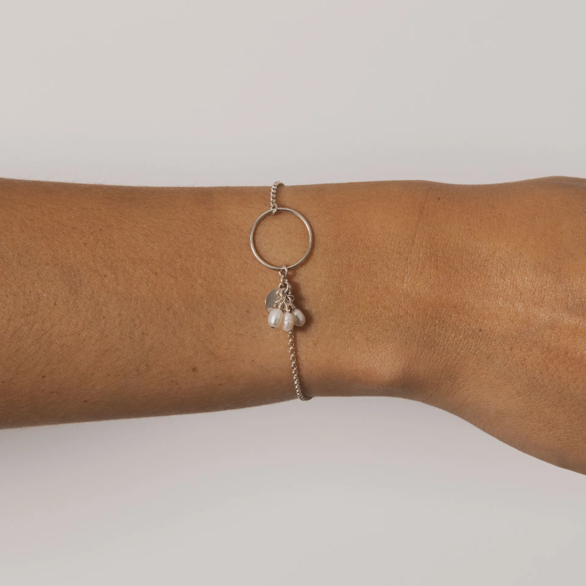 Pipa Freshwater Pearl Bracelet - Sterling Silver