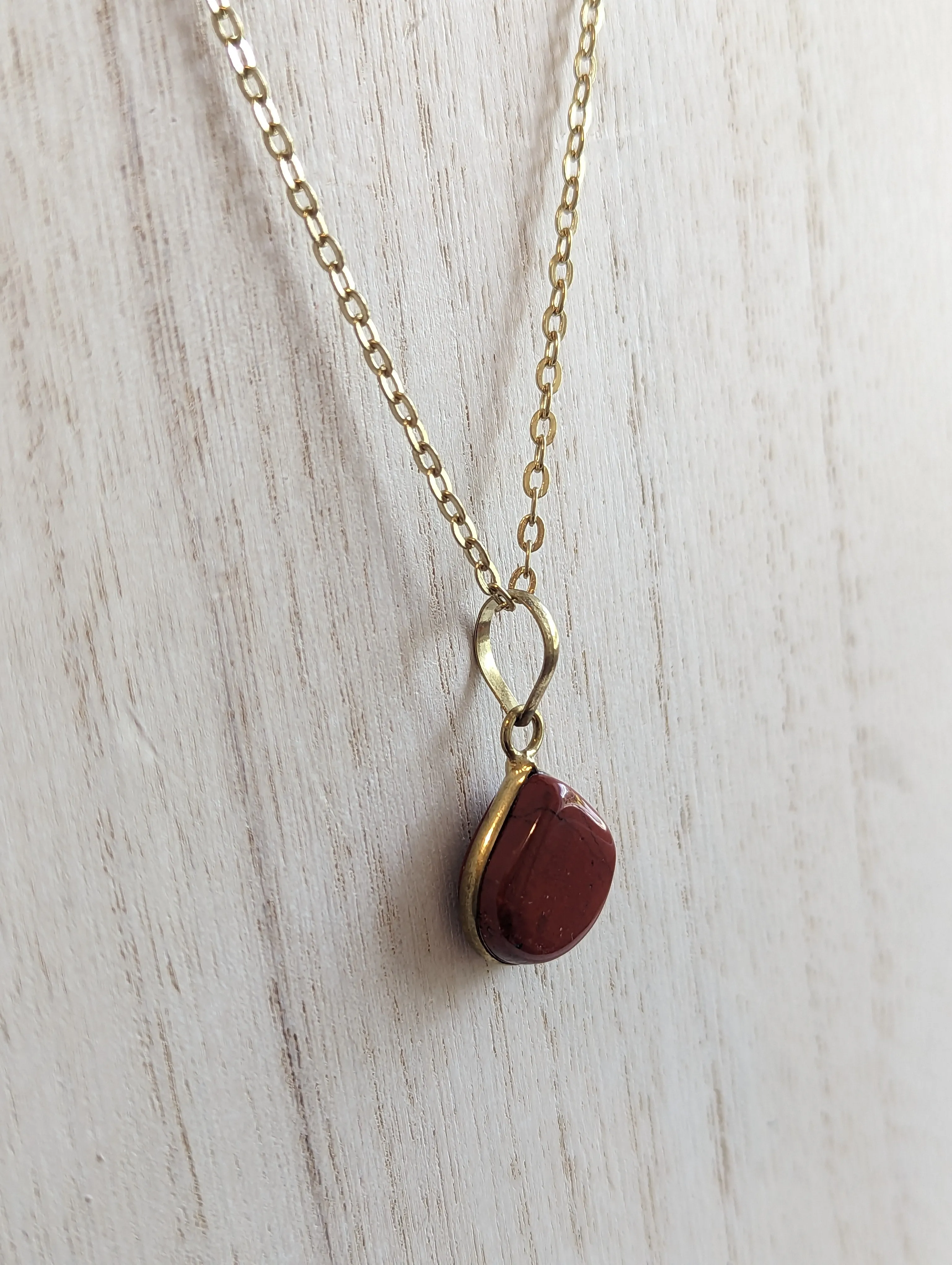Precious Sienna Stone Necklace