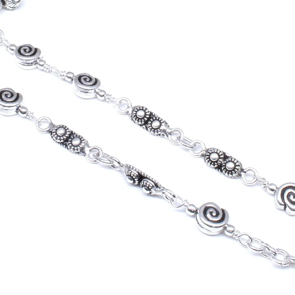 Real Silver Kids Anklets 4.7"