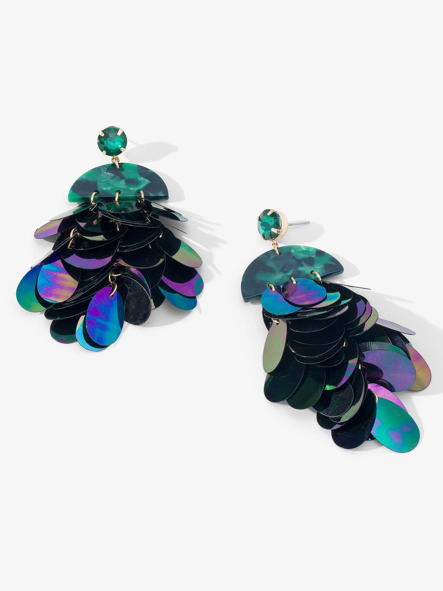 Sequin Chandelier Earrings