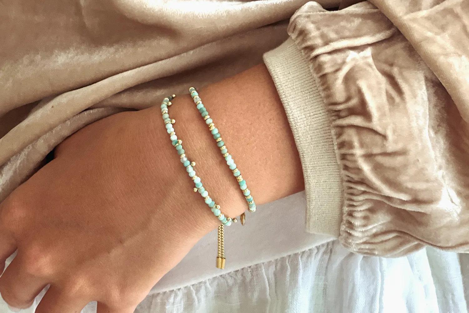 Serenity Amazonite Bracelet Stack