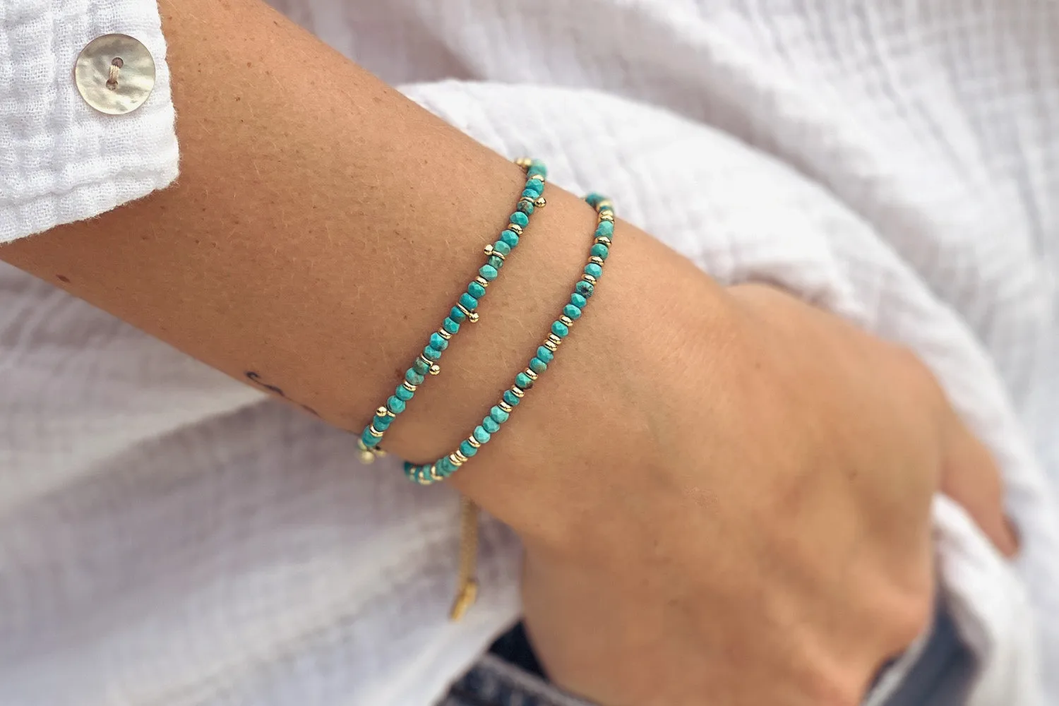 Serenity Turquoise Bracelet Stack