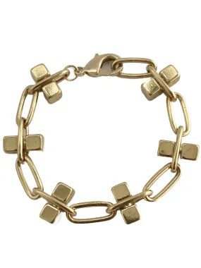 The Large Maffra Block Chain Bracelet