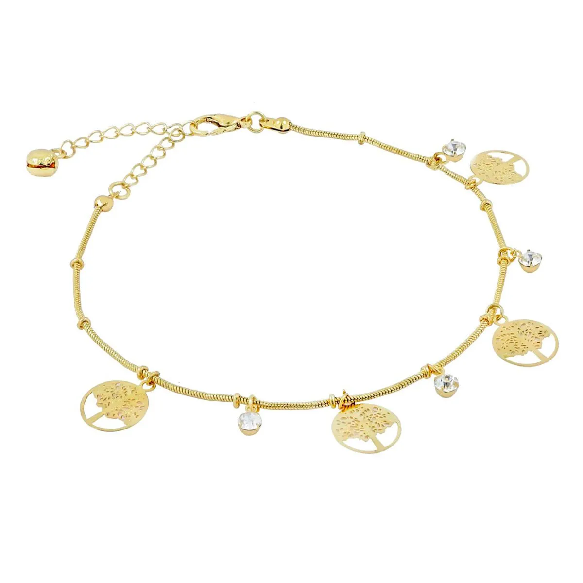 Tree Of Life Stylish Indo Dainty Delicate Charms Single Leg Payal